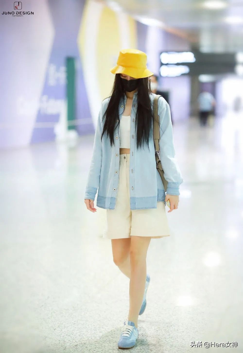 徐艺洋黄子韬最新一期,徐艺洋近日机场穿搭