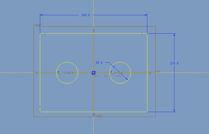 proe怎么改绘图尺寸,proe草绘怎么导入图纸