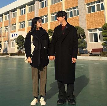 一对很火韩国情侣的日常,韩国很火的一对情侣写真照