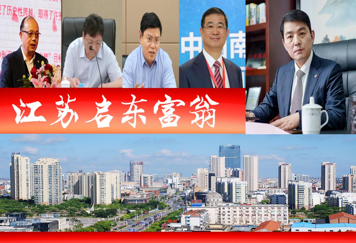 启东胡润百富榜,江苏启东十大民营企业