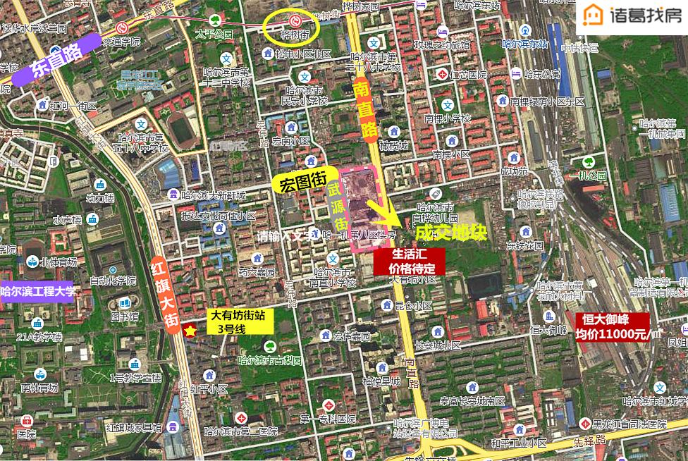 道外二环2.6万平居住地成交！本土地产5亿竞得！楼面价3188元/㎡