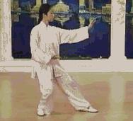 24式太极拳背向带口令慢动作教学,邱慧芳24式太极拳教学视频完整版