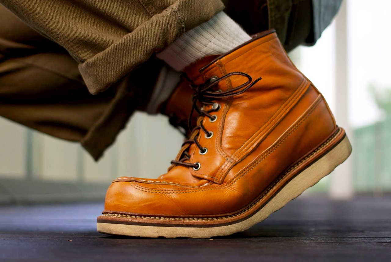 复古民族风长筒靴,工装靴推荐redwing