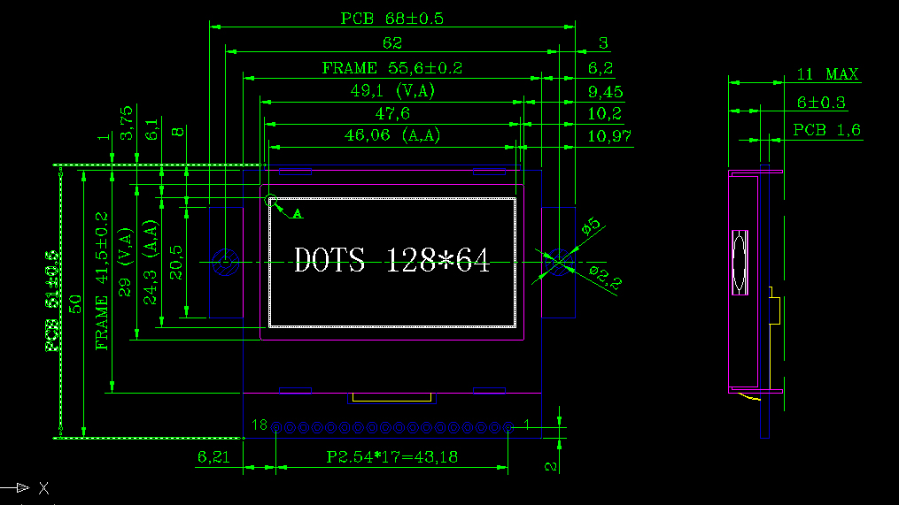深圳兴宇合：LCD12864液晶显示屏工作原理是什么呢