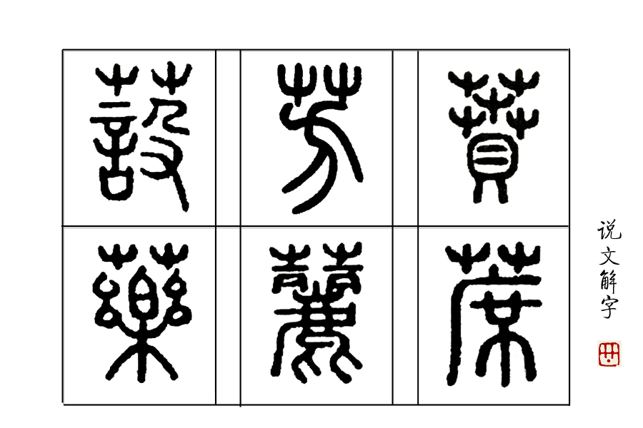 说文解字第1章,桃之夭夭有蕡其实中的蕡怎么读