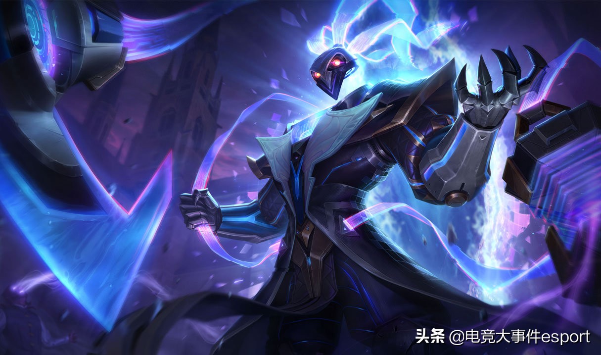 lol手游锤石未来战士皮肤技能特效,lol未来战士锤石