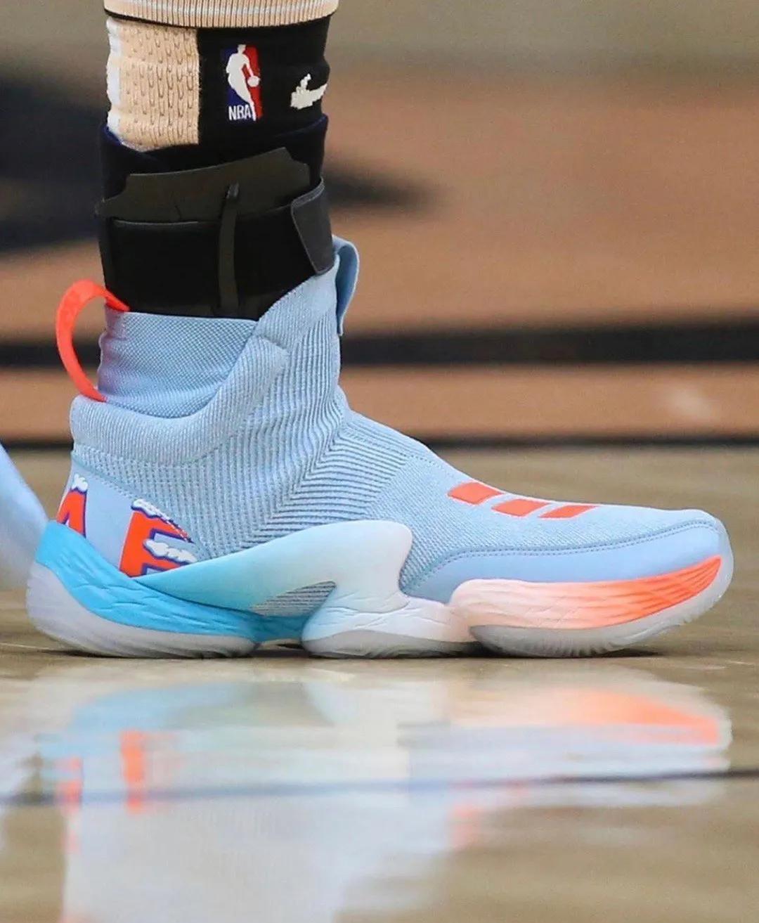 nba球星球鞋每日上脚adidas,今日nba球星上脚球鞋一览2019