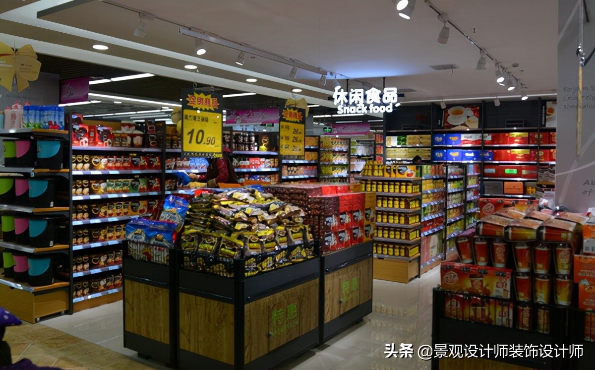 超市设计图视频,小超市货架摆放设计