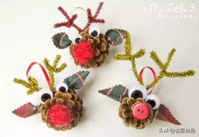 松塔创意手工实用又好看,松塔创意手工动物