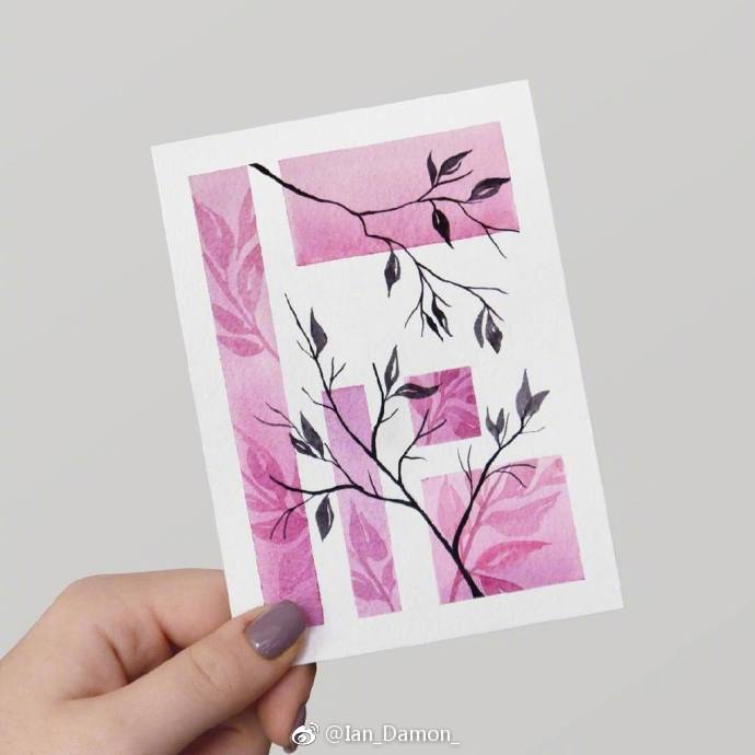 水彩花朵色卡,风景水彩24色配色公式