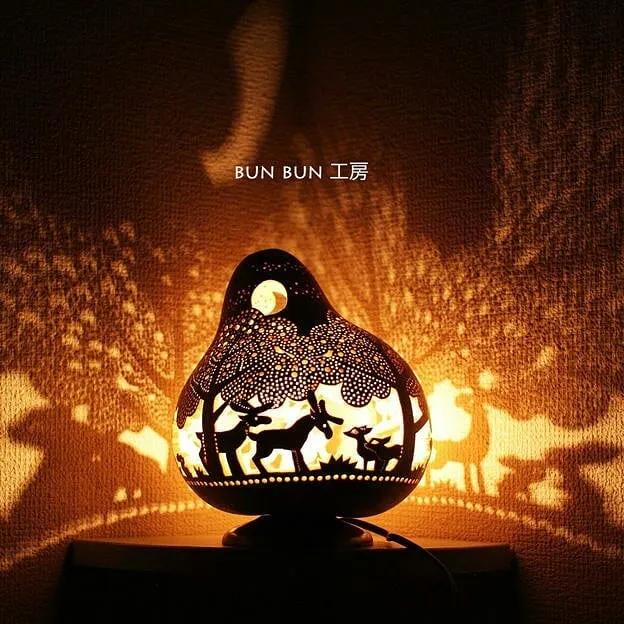 日本主妇用葫芦做灯,一个卖出1000高价:精致的手作真值钱