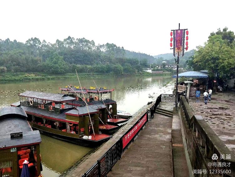 成都古镇黄龙溪,成都天府新区春季黄龙溪古镇