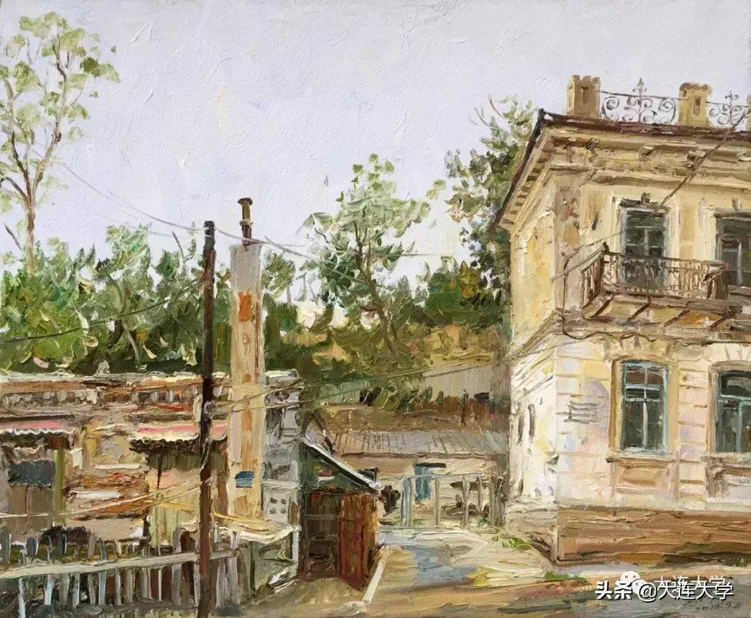 简单又好看的大连画,美丽大连我的家绘画