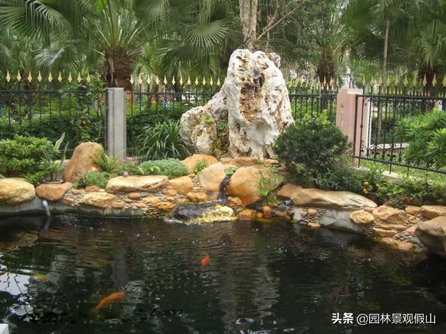 假山水池如何制作,屋顶假山水池设计