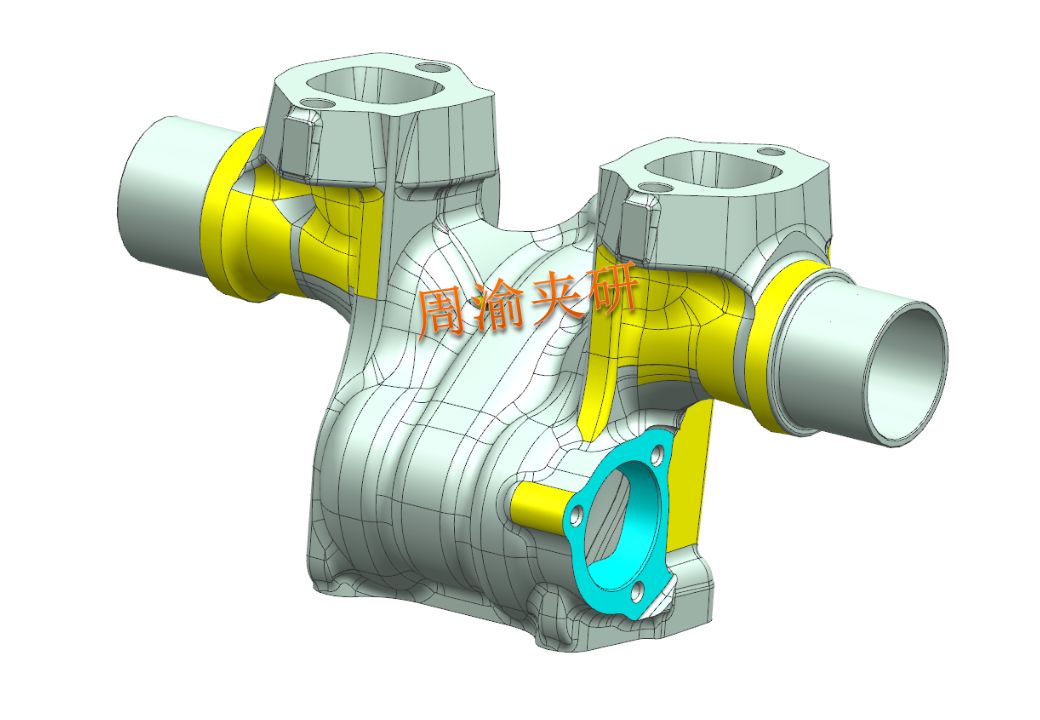 一种数控车床液压夹具,立式液压涨紧夹具
