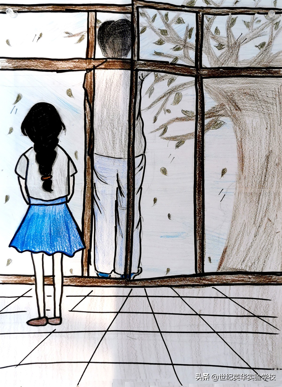 感人的瞬间绘画征集,遇见温暖绘画