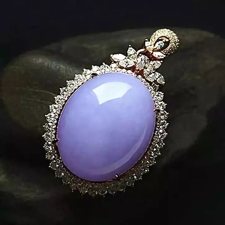 浅谈不同档次的紫罗兰翡翠的价格,紫罗兰翡翠原石如何挑选