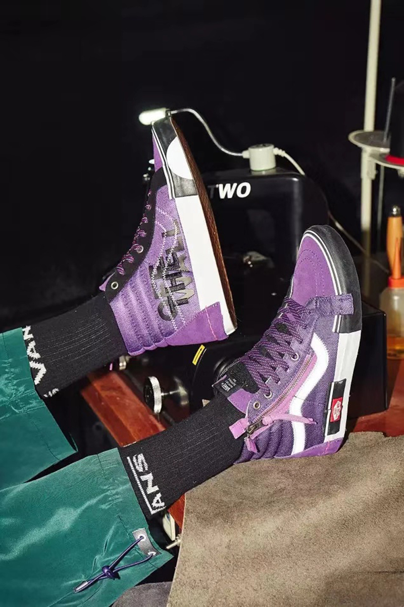 vanssk8-hi解构绿紫,vanssk8-hi解构紫