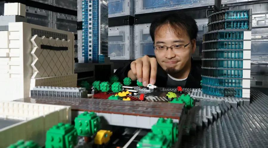 乐高大师最震撼的作品,日本乐高大神用积木拼奥特曼