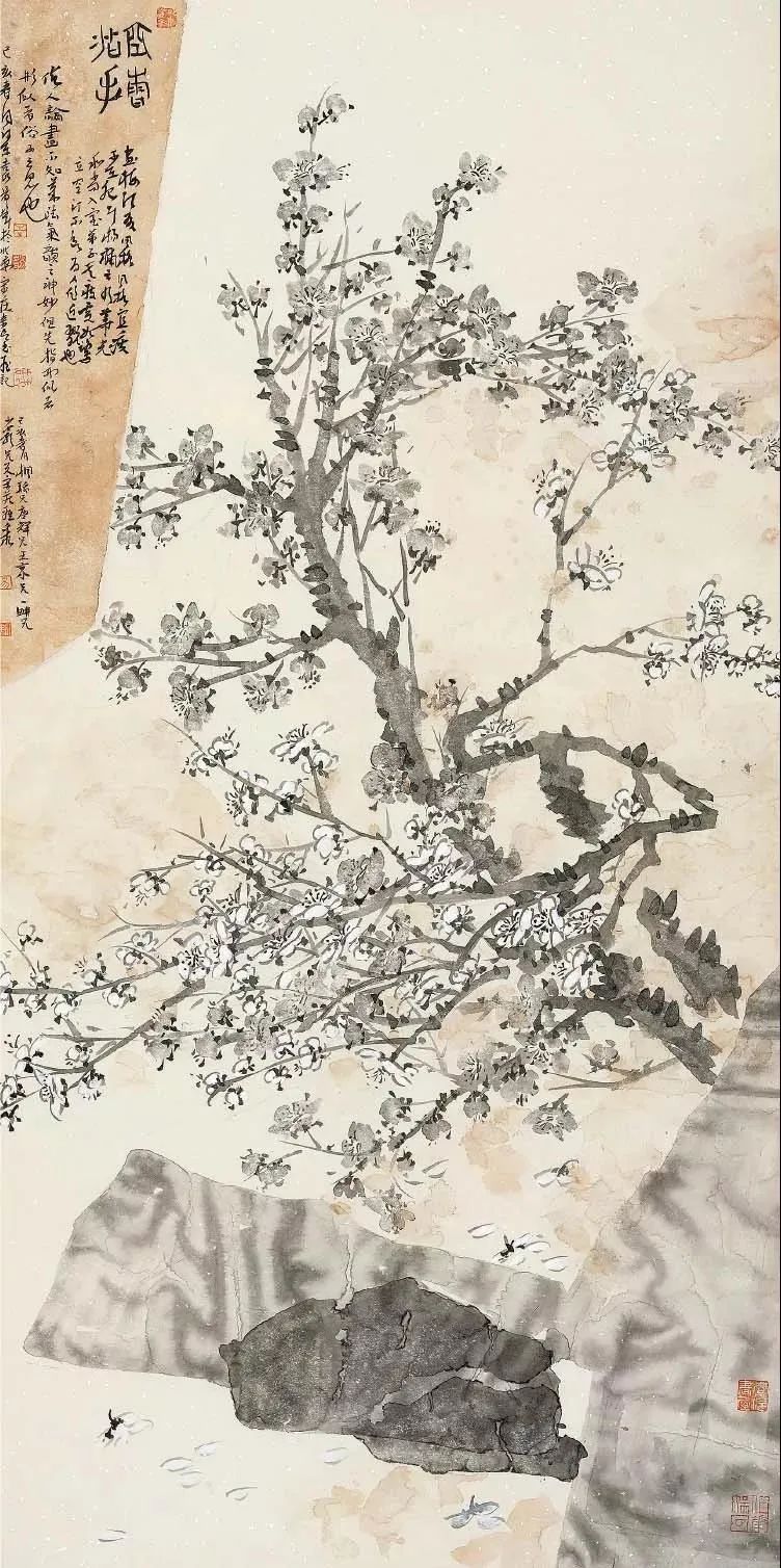 花卉好看的中国画,白描花卉临摹图片简单中国画