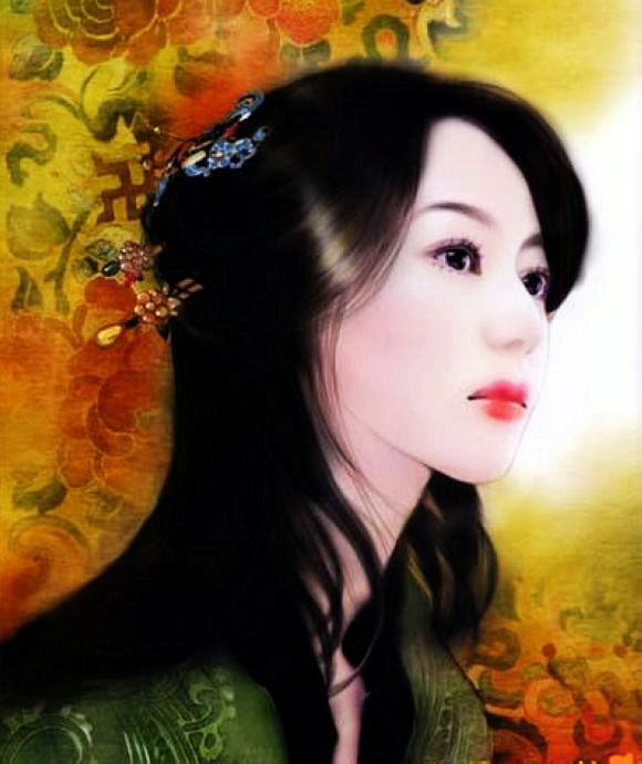 红颜如玉---德珍彩绘经典美女画