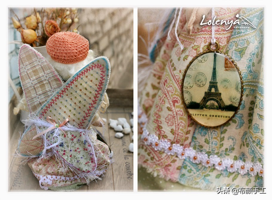 OlgaAbakumova的布艺娃娃,魔法花园里小花仙