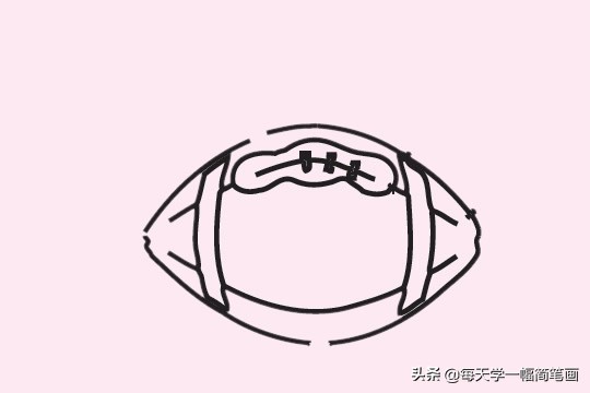 橄榄球简笔画怎么涂色,各种球的画法简笔画