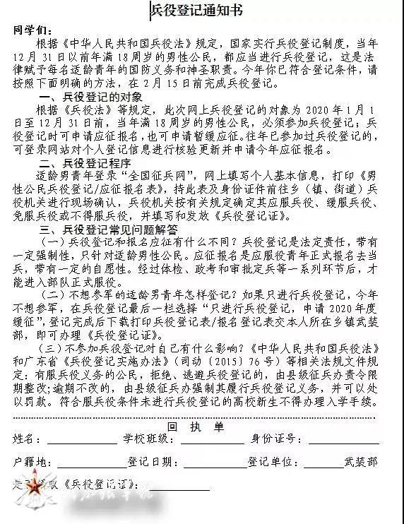 珠海兵役登记政策,珠海兵役登记要体检吗现在