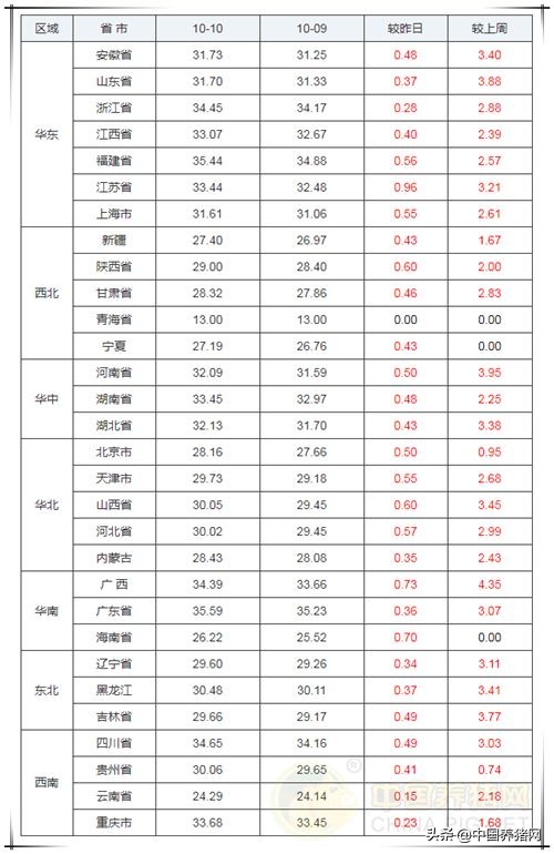 10月10日猪评：直线攀升的猪价，使养猪人成为猪业“主演”？