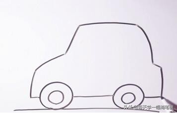 简笔画简单易学幼儿小汽车,最简单的小汽车简笔画步骤
