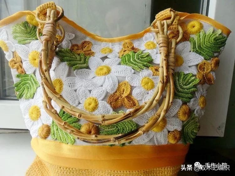 精美绝伦的爱尔兰拼花蕾丝手工编织包包