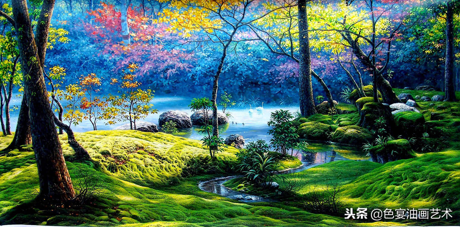 俄罗斯油画大师风景油画教程视频,油画大师油画风景创作教学视频