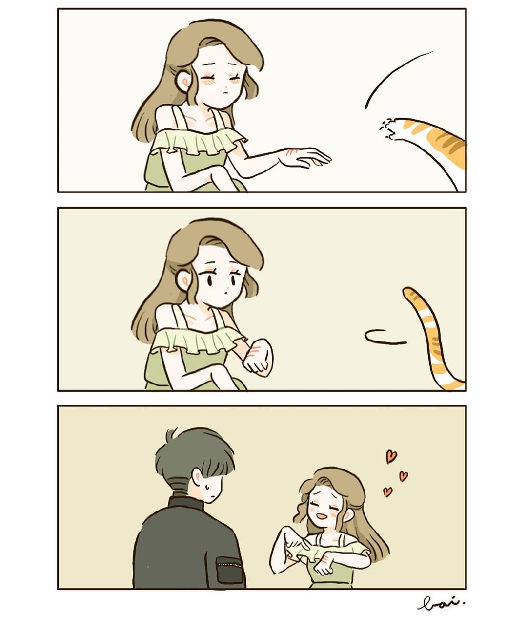 最温馨的情侣小漫画,温馨情侣漫画