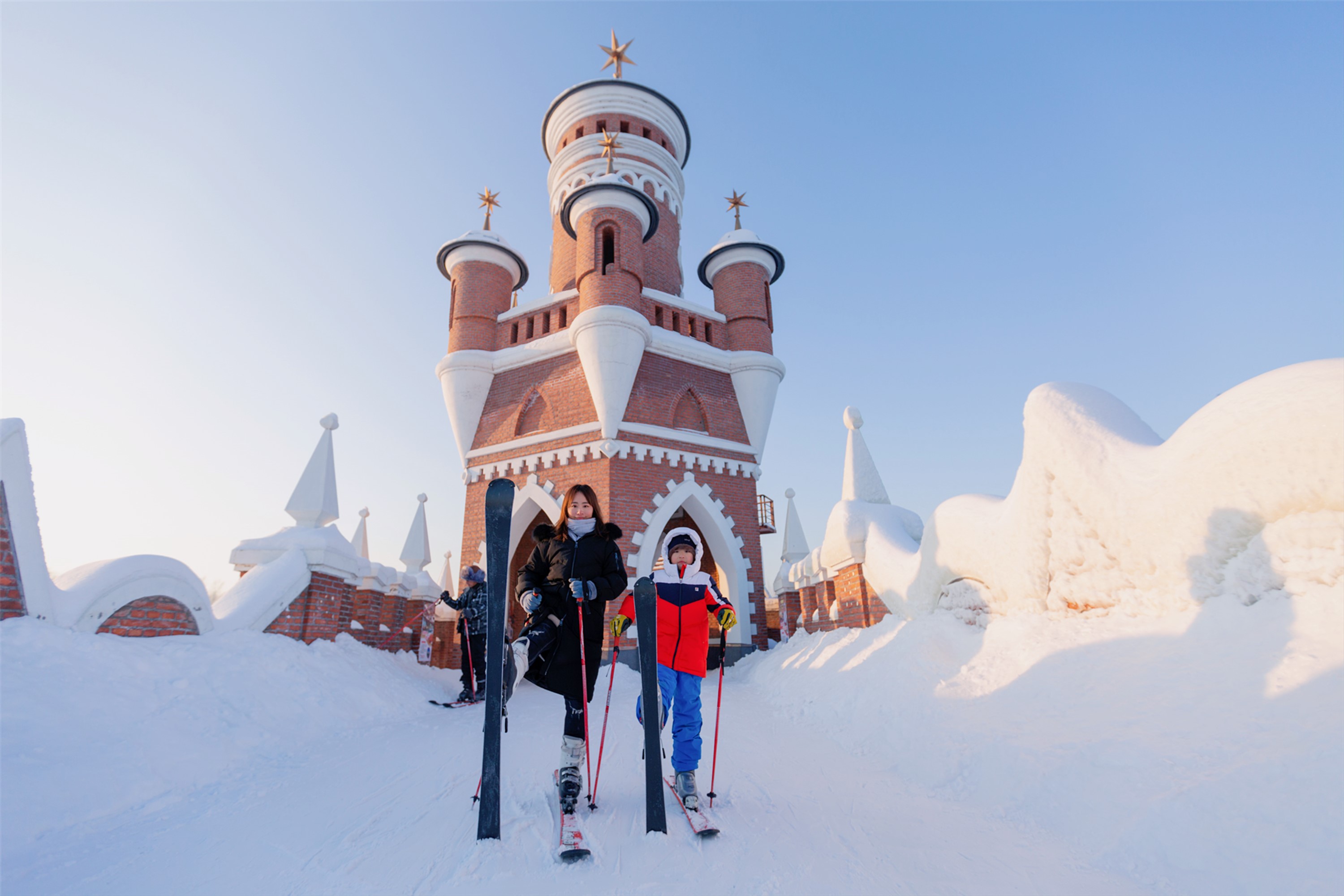 伏尔加庄园和俄罗斯风情小镇,伏尔加庄园浪漫的俄式冬季