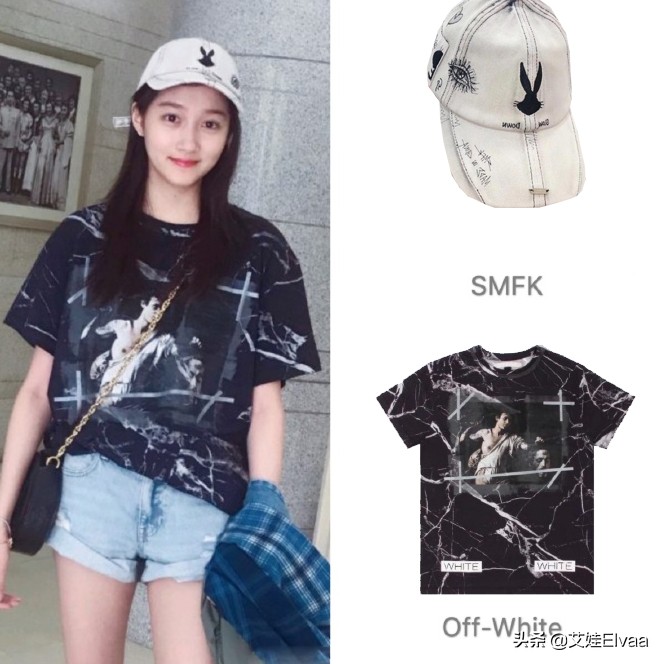 关晓彤穿搭无袖,关晓彤穿搭t恤