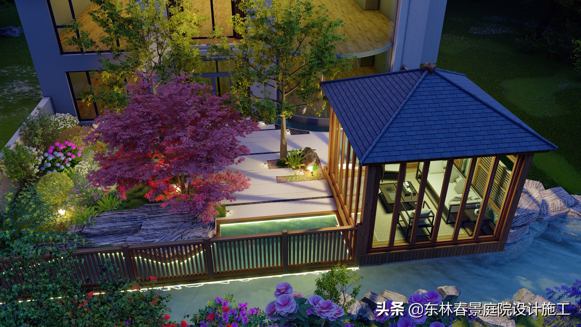 别墅庭院设计案例,各种别墅设计大全