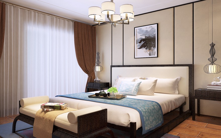 纯中式江南风格装修全屋效果图,江南苏派中式明清古典装修