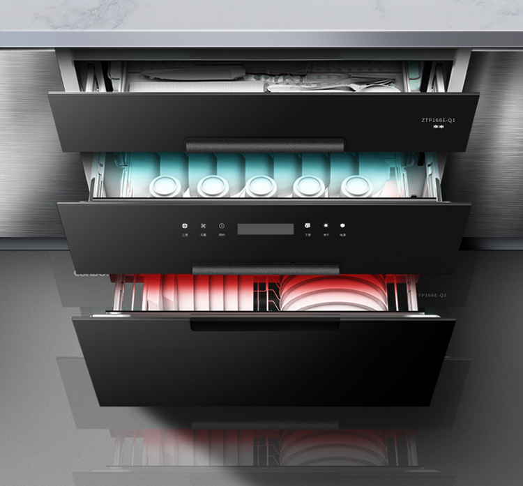 消毒柜安装灶台下安全吗,消毒柜在燃气灶下方