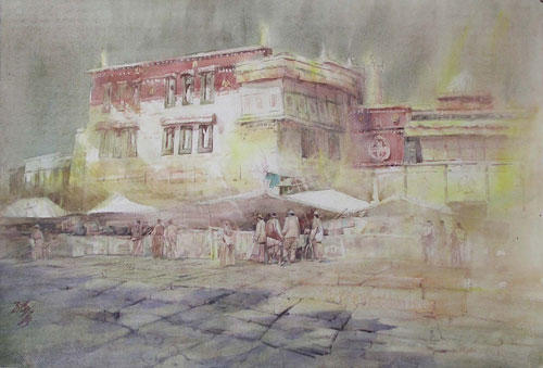 宁波著名水彩画家孙宁,孙宁水彩100幅欣赏