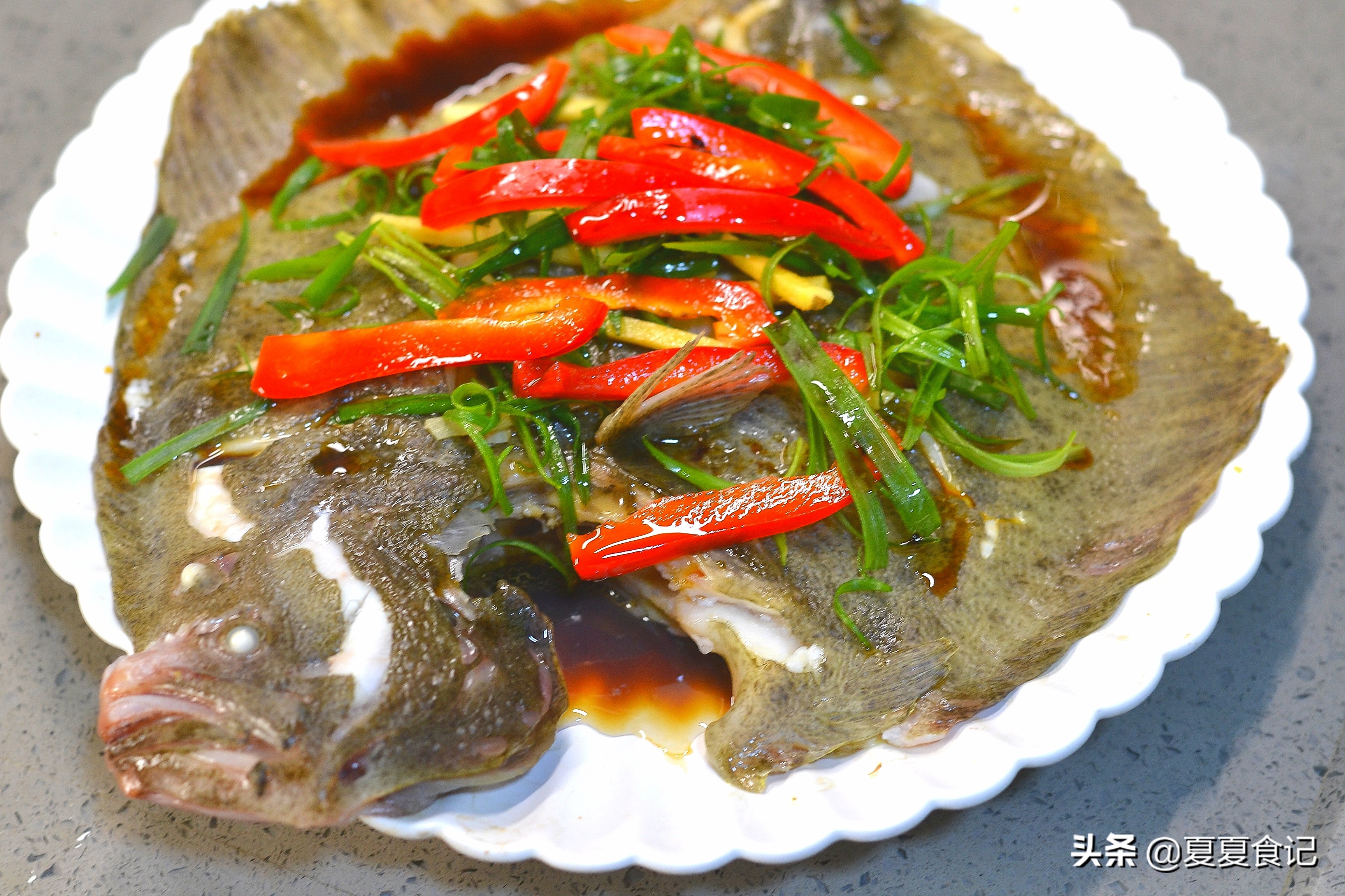 上海口味清蒸多宝鱼,粤式清蒸多宝鱼