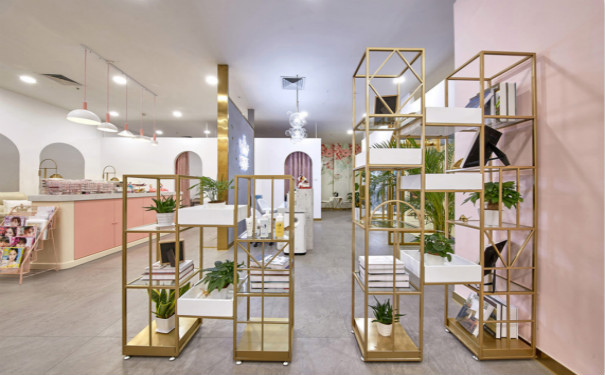 成都美甲店创业装修设计,南京美甲店装修知识大全