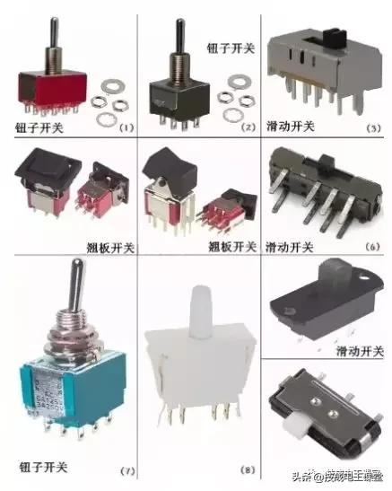 电路板电子元器件符号一览表,电子元器件符号字母对照表