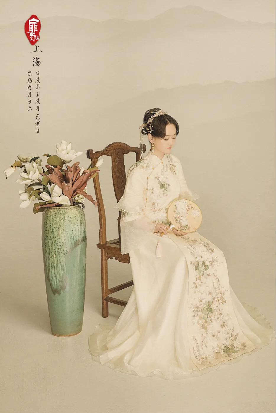 工笔画婚纱照加什么素材好看,工笔画婚纱照是怎么做出来的