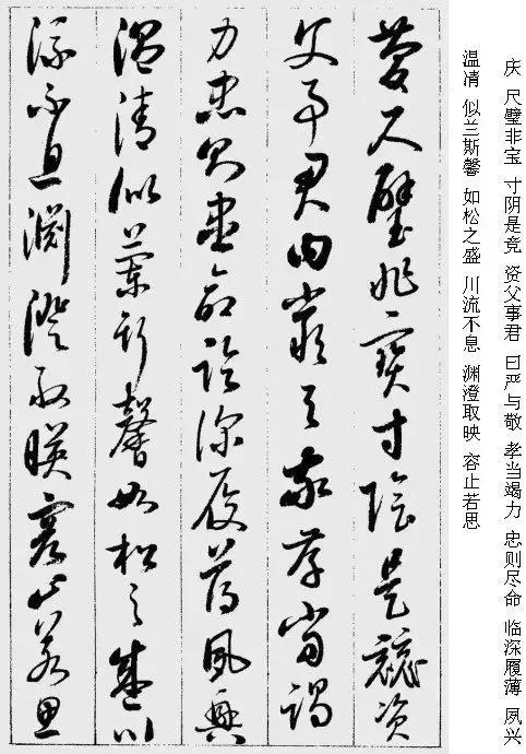 启功草书千字文完整版,启功《草书千字文》高清字帖