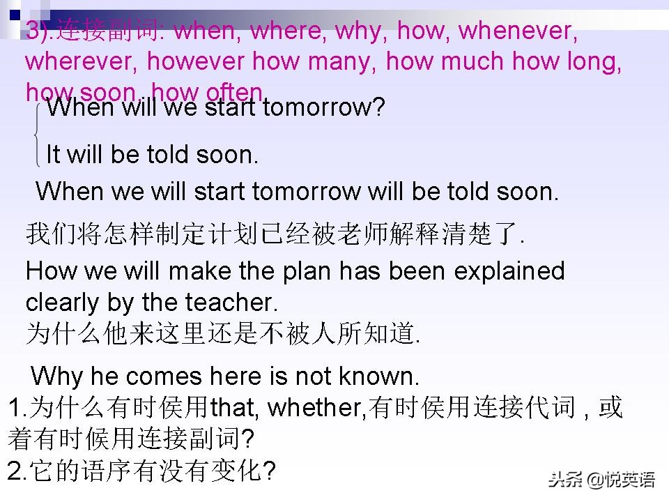 名词性从句四类练习题,名词性从句讲解视频