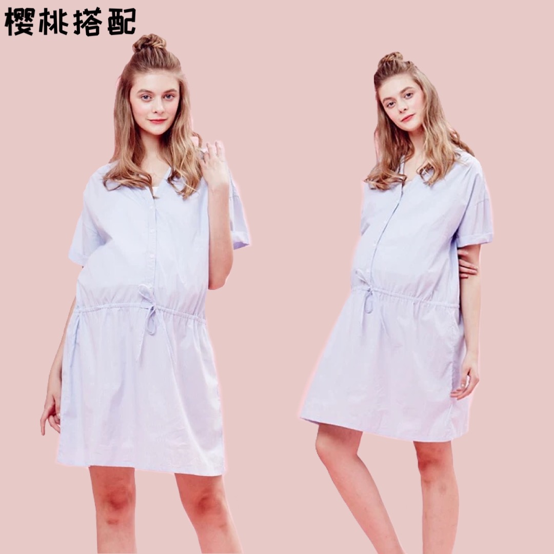 中长款连衣裙2024最新款爆款孕妇,大码孕妇连衣裙夏季180斤