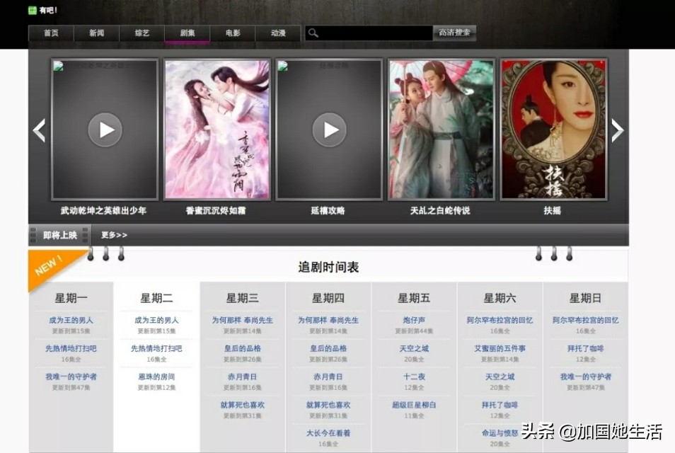 在国外追剧网站,海外党看电视剧