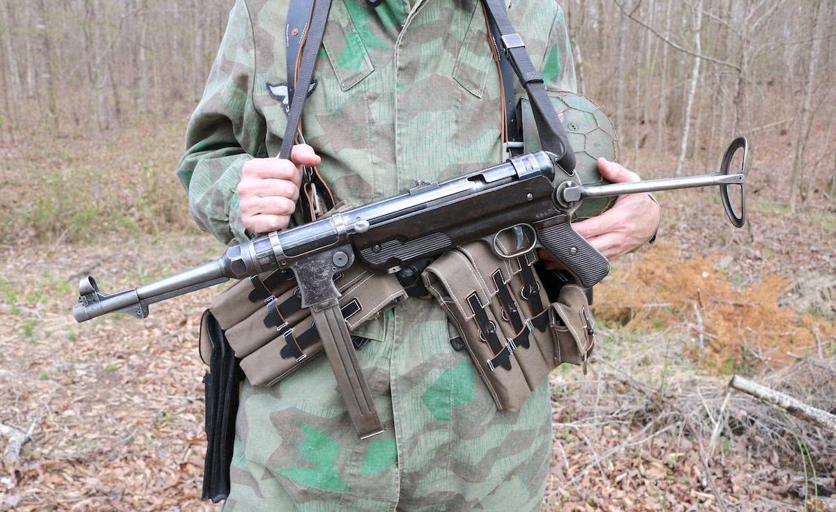 mp40式冲锋枪在二战时期中国有吗,德国二战mp40冲锋枪