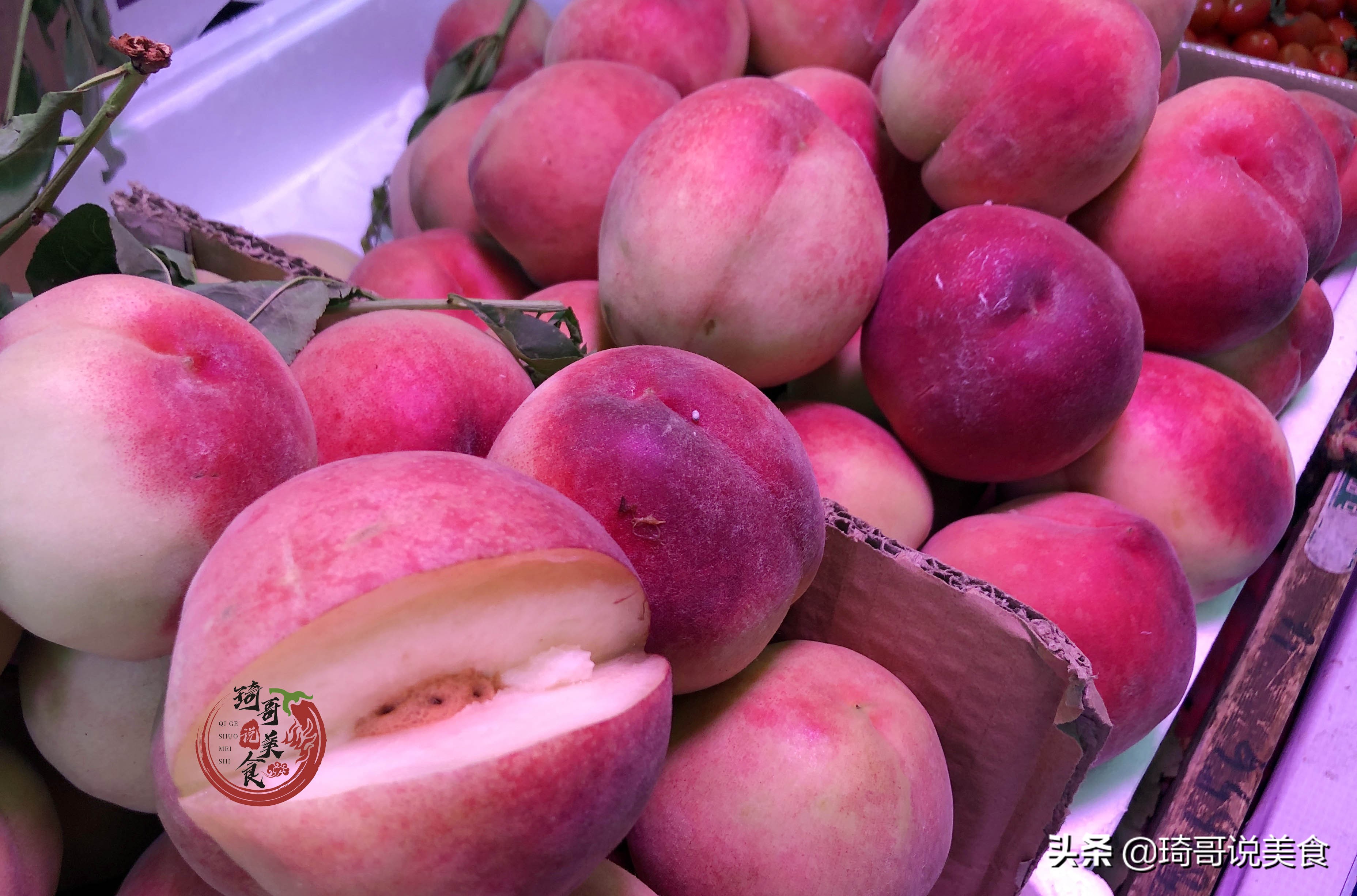 买桃子要怎么挑,买桃子挑公的母的