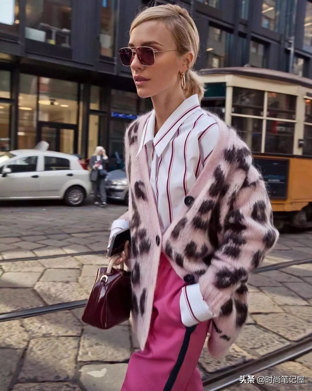 爆款撞色慵懒风毛衣穿搭,毛衣衬衫外套长款慵懒风穿搭